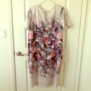 Asos curve floral dress US16